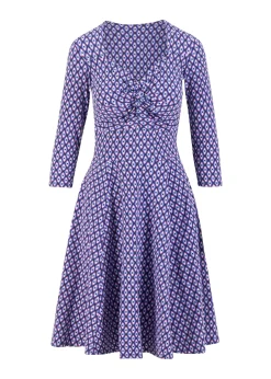 Damen Blutsgeschwister Jerseykleider|Knielange Kleider|Sommerkleid Hot Knot Power