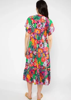 Damen Blutsgeschwister Midikleider|Sommerkleid Saint Tropen