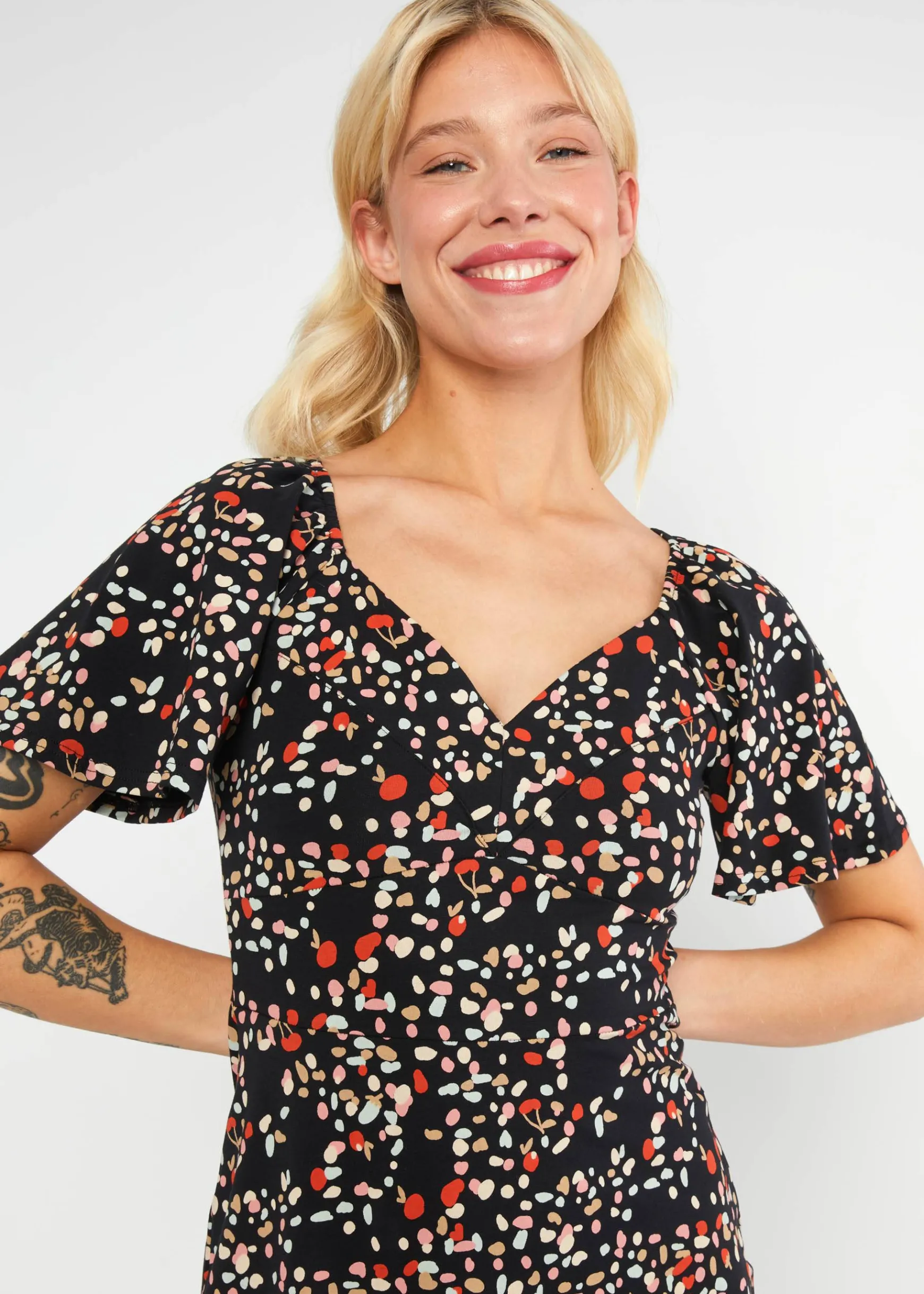 Damen Blutsgeschwister Jerseykleider|Midikleider|Sommerkleid Shape Appeal