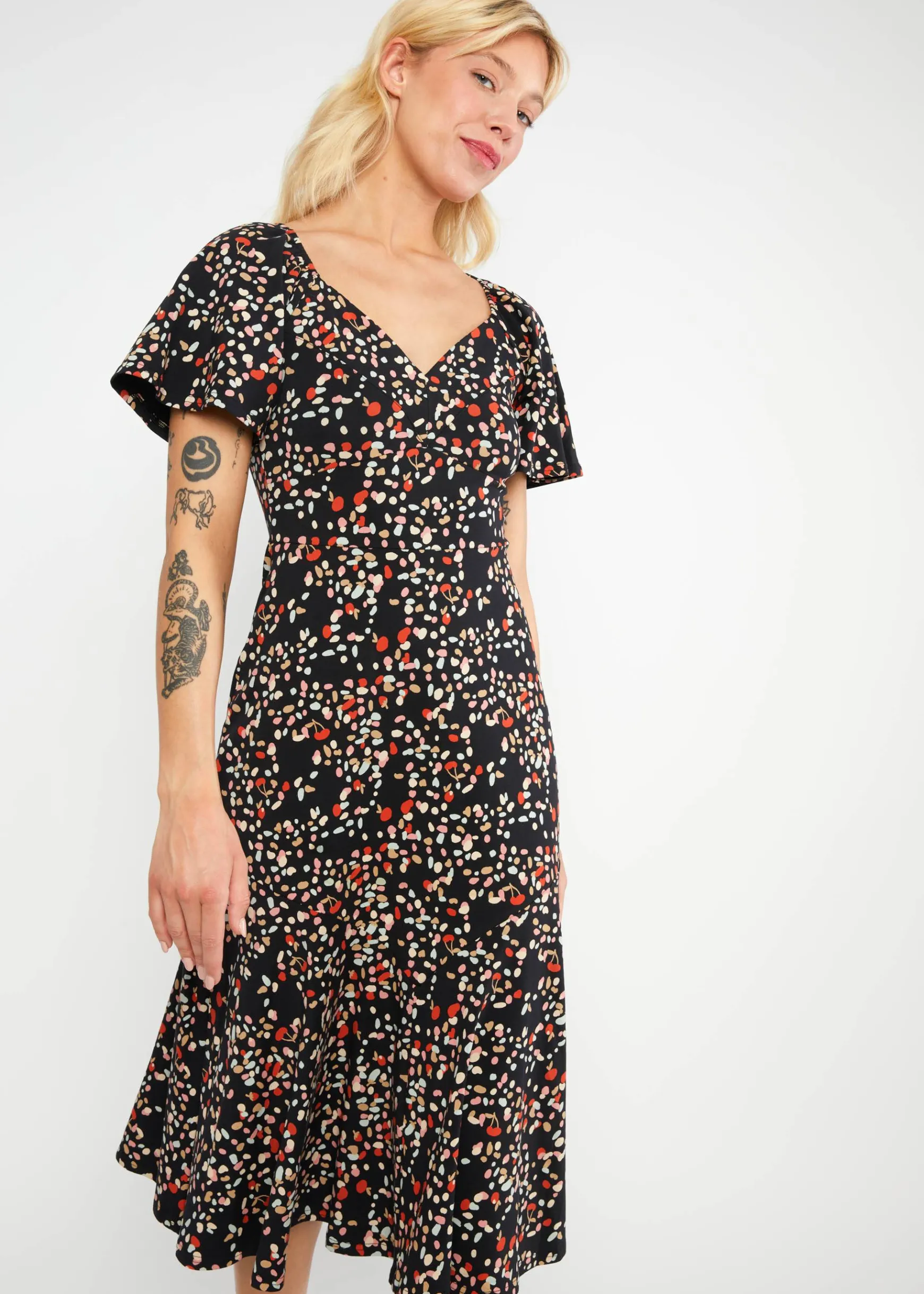 Damen Blutsgeschwister Jerseykleider|Midikleider|Sommerkleid Shape Appeal