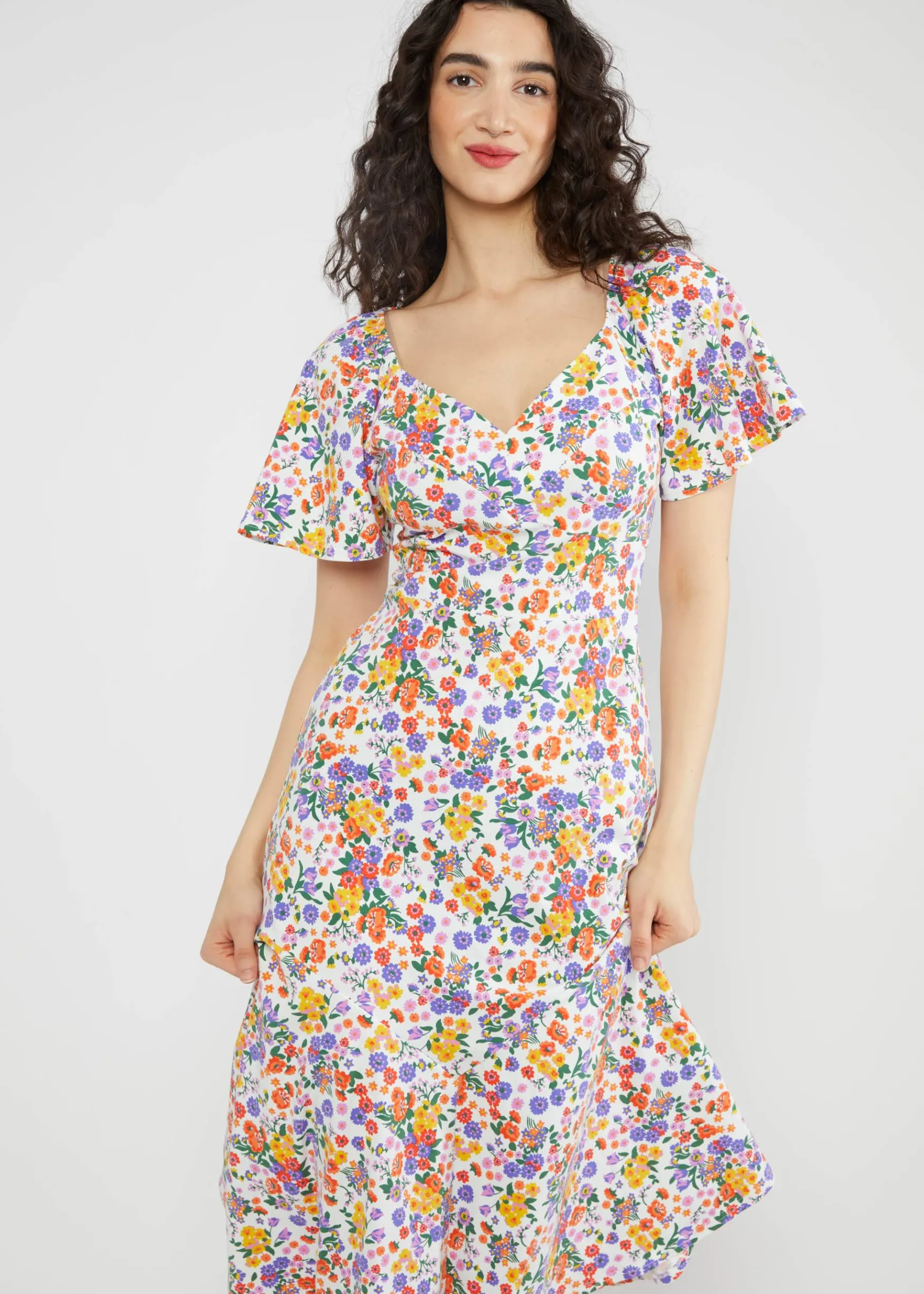 Damen Blutsgeschwister Jerseykleider|Midikleider|Sommerkleid Shape Appeal