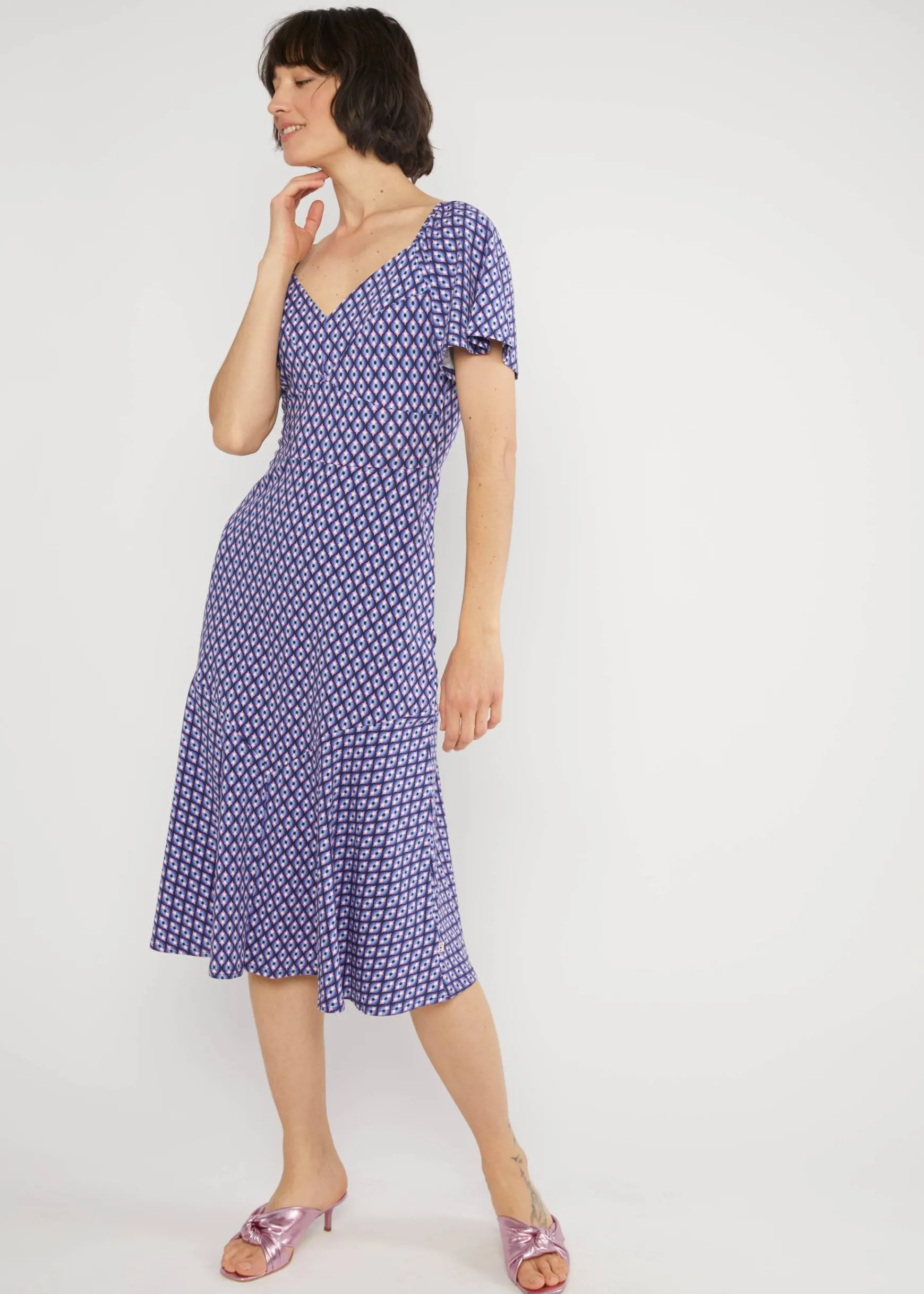 Damen Blutsgeschwister Jerseykleider|Midikleider|Sommerkleid Shape Appeal