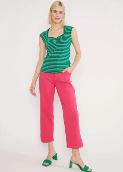 Damen Blutsgeschwister Tops|Streifenshirt Let Romance Rule