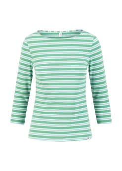 Damen Blutsgeschwister 3/4-Arm|Rundhals|Streifenshirt Oh Marine