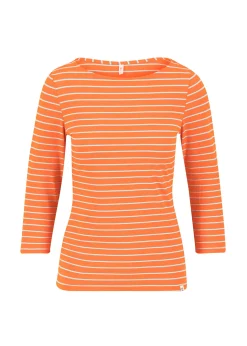 Damen Blutsgeschwister 3/4-Arm|Rundhals|Streifenshirt Oh Marine