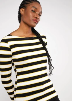 Damen Blutsgeschwister Rundhals|Longsleeves|Streifenshirt Sweet Sailorette