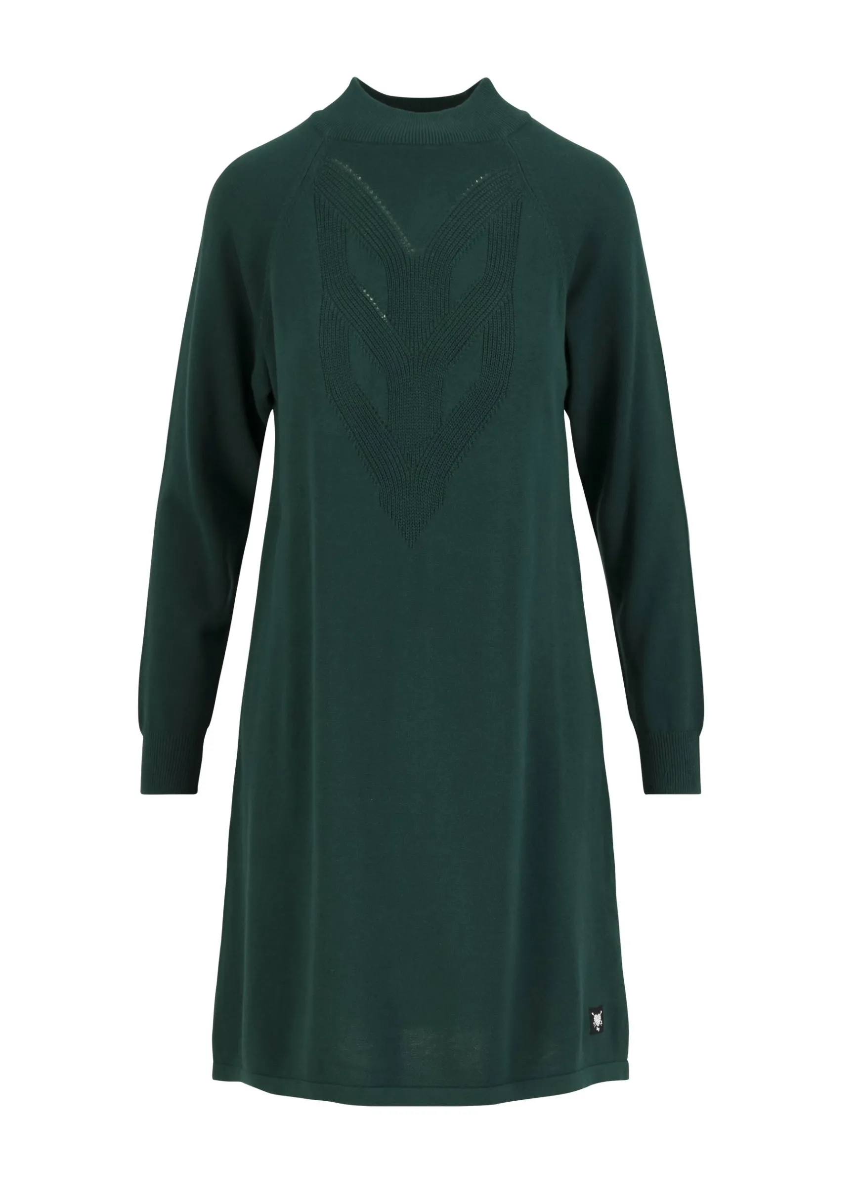 Damen Blutsgeschwister Strickkleider|Knielange Kleider|Strickkleid Braided and Easy