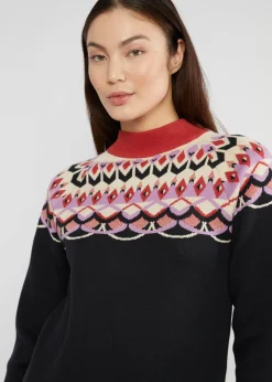Damen Blutsgeschwister Strickkleider|Knielange Kleider|Strickkleid Scandi woods