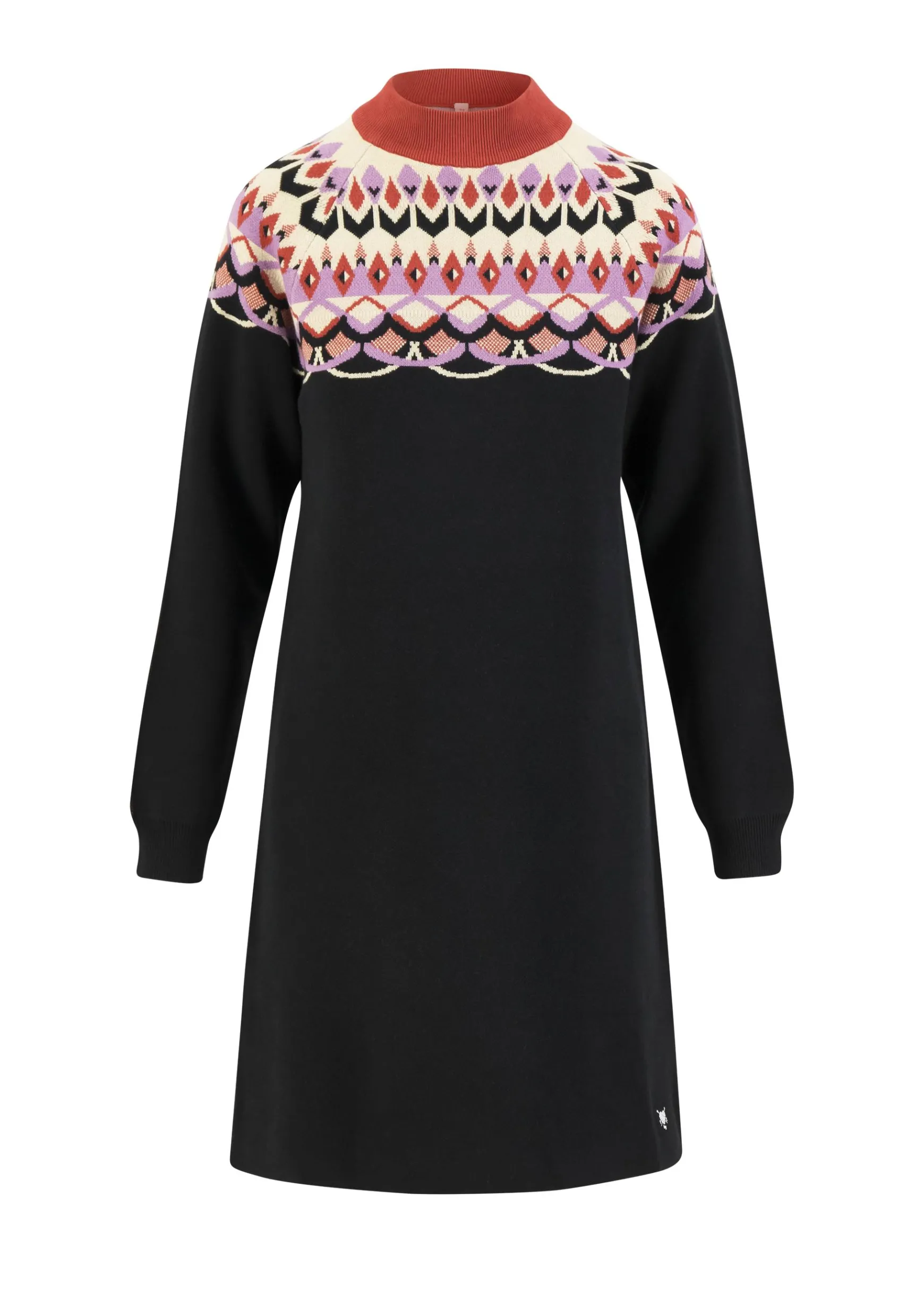 Damen Blutsgeschwister Strickkleider|Knielange Kleider|Strickkleid Scandi woods