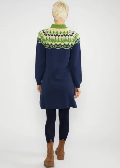 Damen Blutsgeschwister Strickkleider|Knielange Kleider|Strickkleid Scandi woods