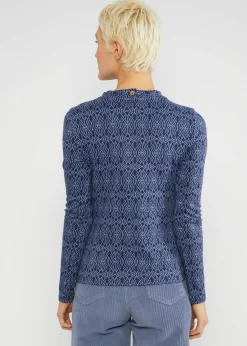 Damen Blutsgeschwister Strickpullover|Longsleeves|Strickoberteil Safe and Warm Turtle