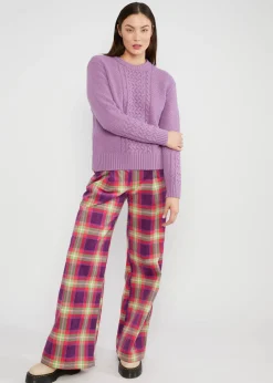 Damen Blutsgeschwister Strickpullover|Strickpullover All about Aran