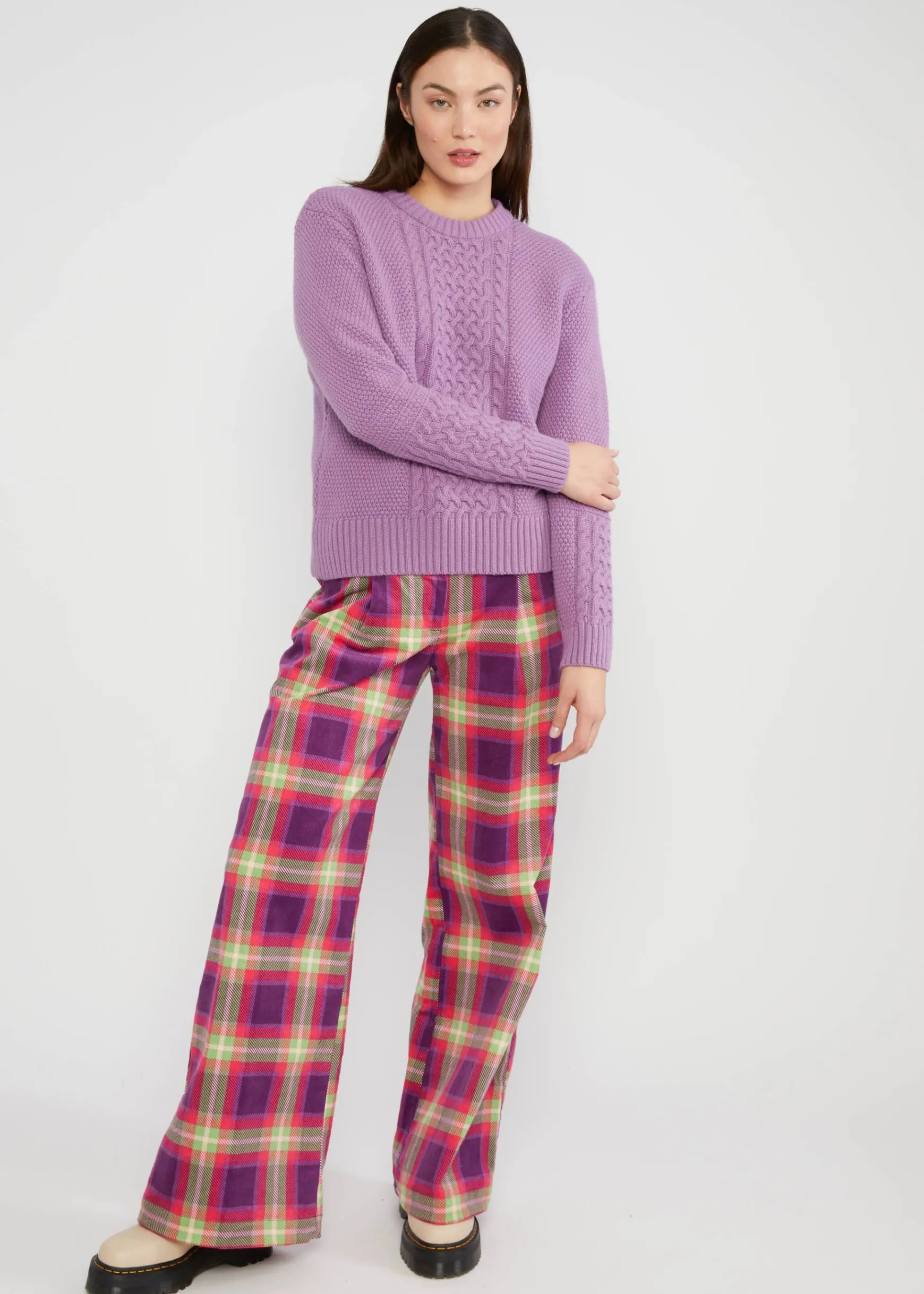 Damen Blutsgeschwister Strickpullover|Strickpullover All about Aran