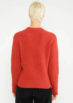 Damen Blutsgeschwister Strickpullover|Strickpullover All about Aran