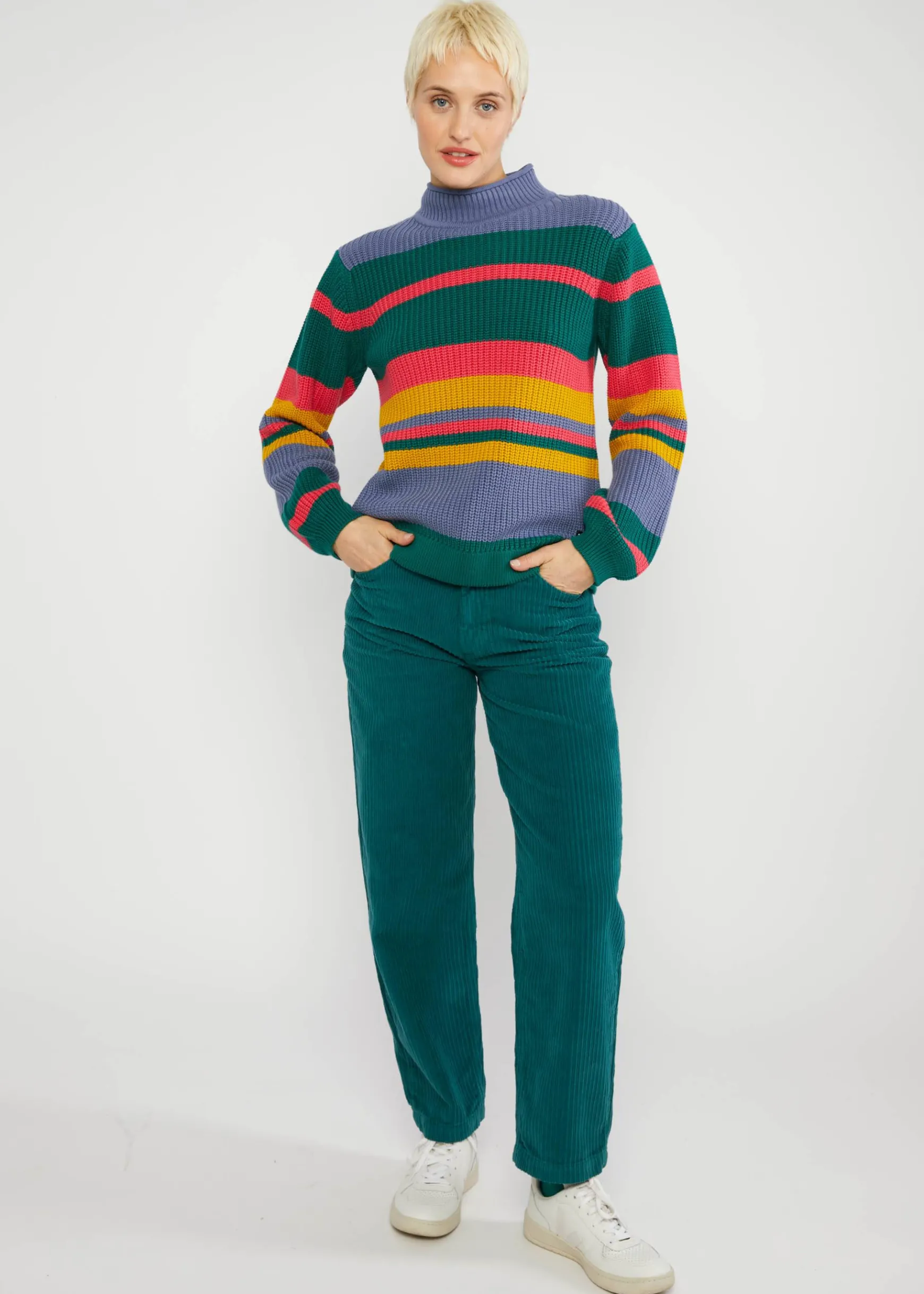 Damen Blutsgeschwister Strickpullover|Strickpullover Braid up your Life