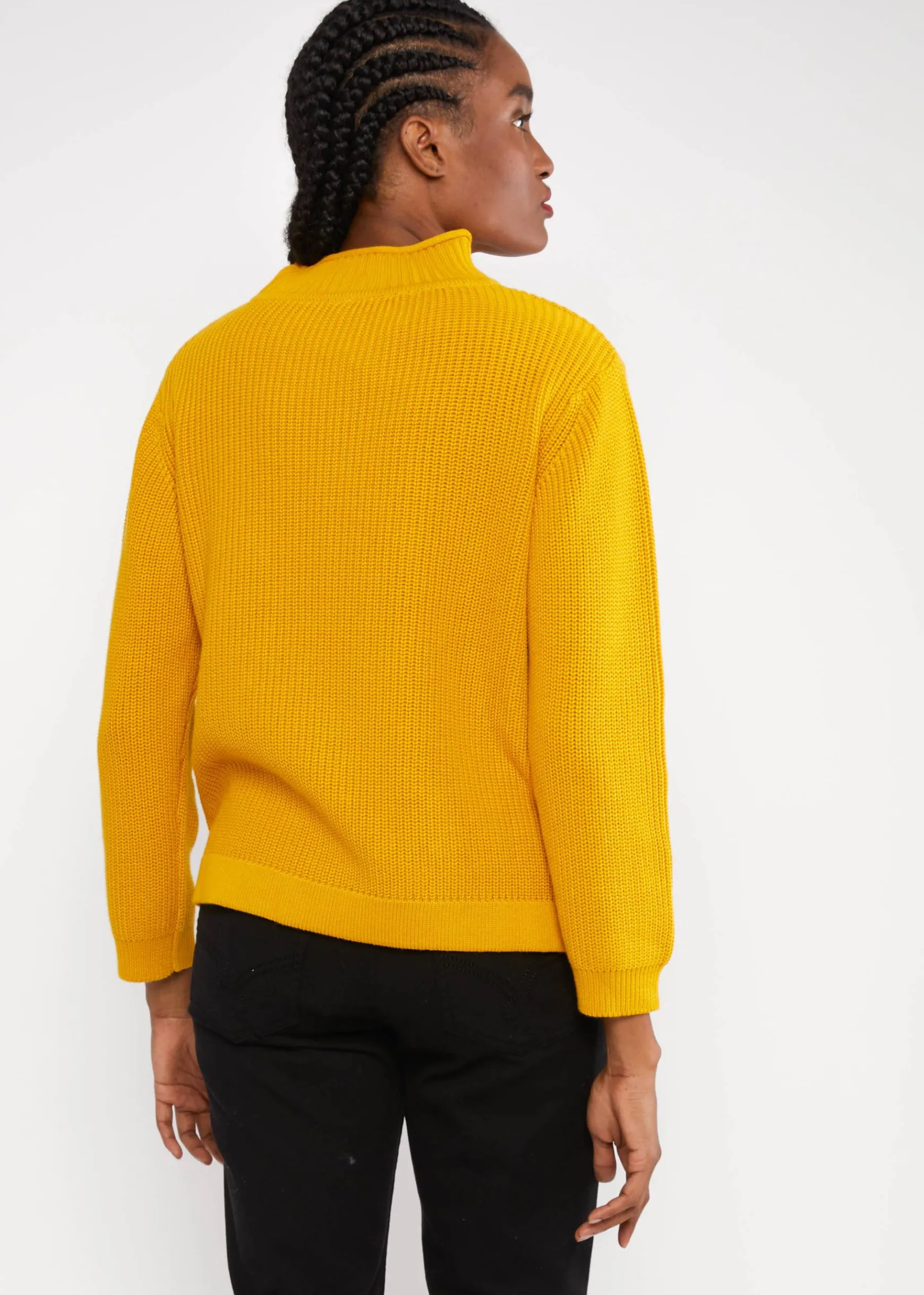 Damen Blutsgeschwister Strickpullover|Strickpullover Braid up your Life