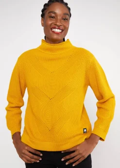 Damen Blutsgeschwister Strickpullover|Strickpullover Braid up your Life