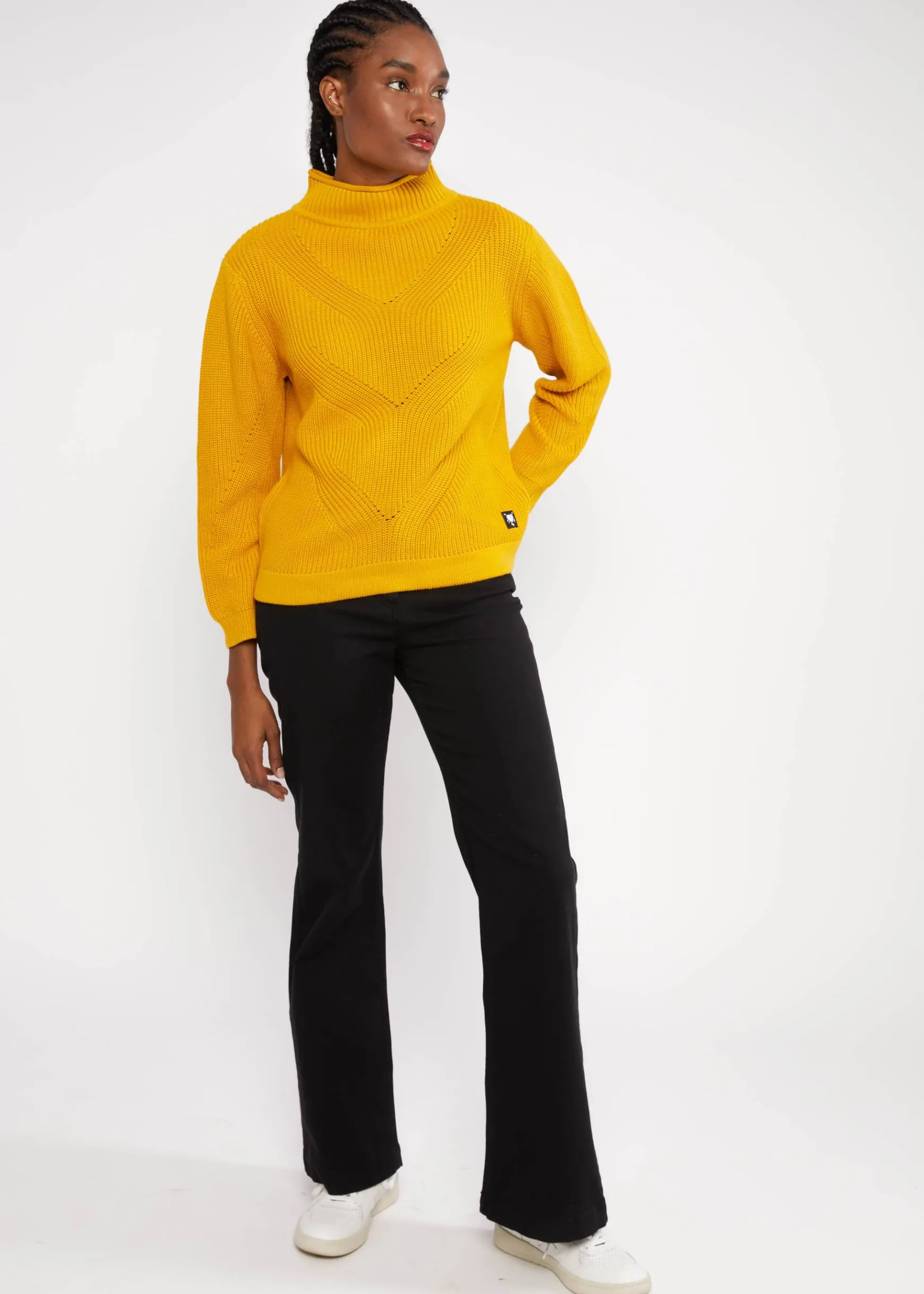 Damen Blutsgeschwister Strickpullover|Strickpullover Braid up your Life