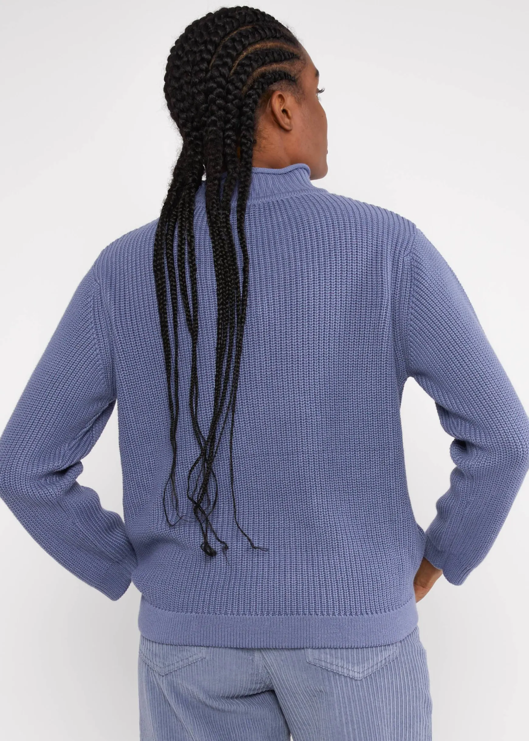 Damen Blutsgeschwister Strickpullover|Strickpullover Braid up your Life