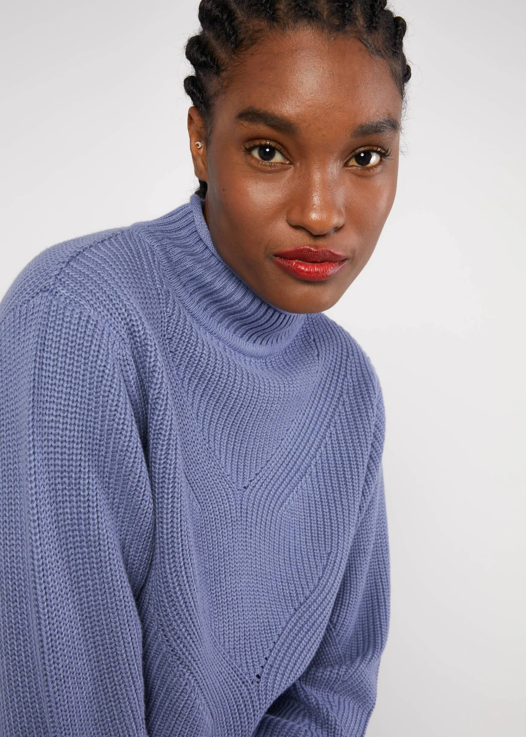 Damen Blutsgeschwister Strickpullover|Strickpullover Braid up your Life