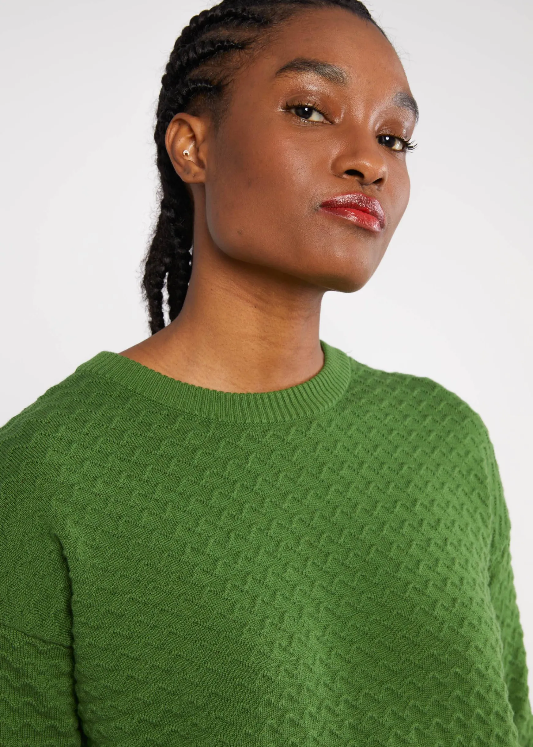 Damen Blutsgeschwister Strickpullover|Strickpullover Chic Promenade