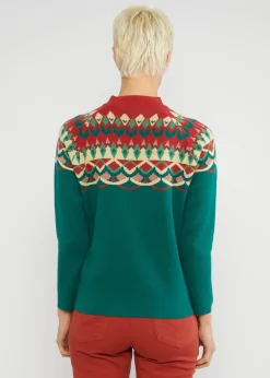 Damen Blutsgeschwister Strickpullover|Strickpullover Cold Day Warm Heart