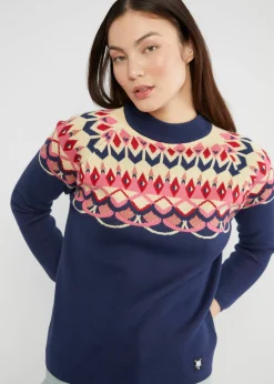 Damen Blutsgeschwister Strickpullover|Strickpullover Cold Day Warm Heart