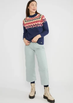 Damen Blutsgeschwister Strickpullover|Strickpullover Cold Day Warm Heart