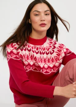 Damen Blutsgeschwister Strickpullover|Strickpullover Cold Day Warm Heart