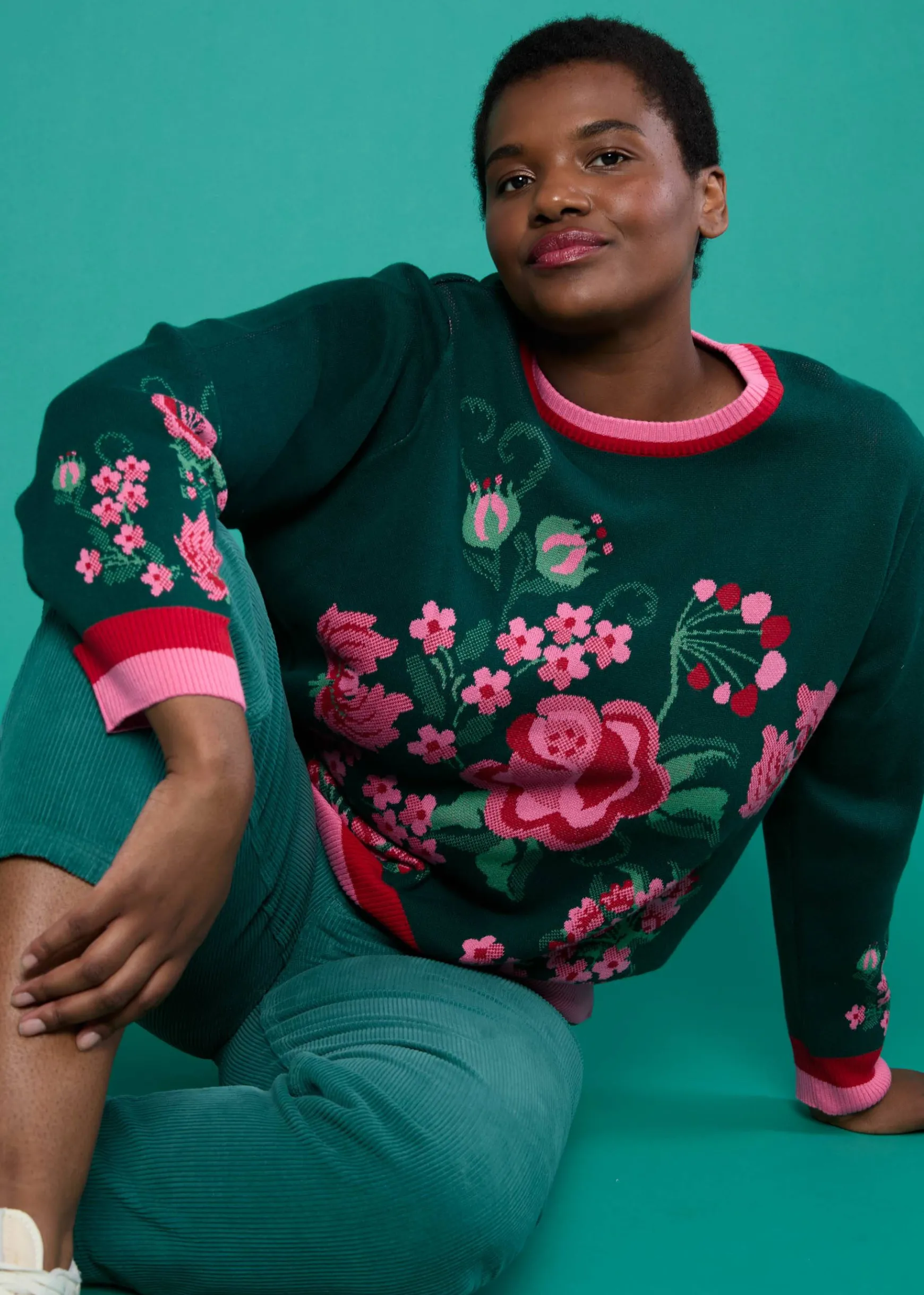 Damen Blutsgeschwister Strickpullover|Strickpullover Cosy Storyteller