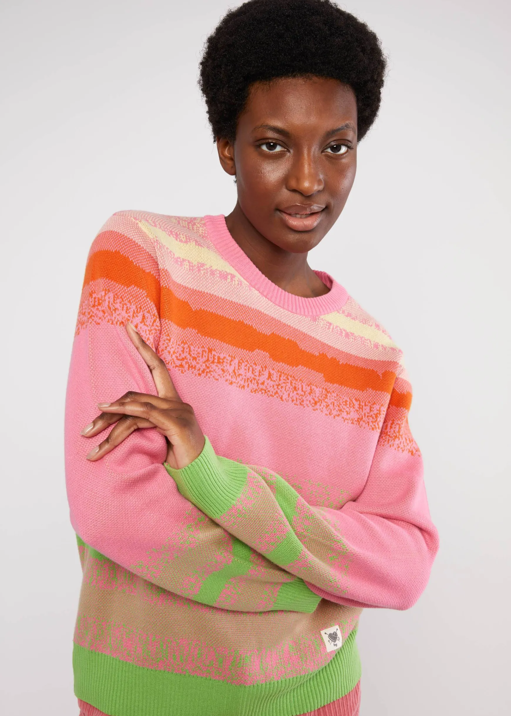 Damen Blutsgeschwister Strickpullover|Strickpullover Cosy Storyteller