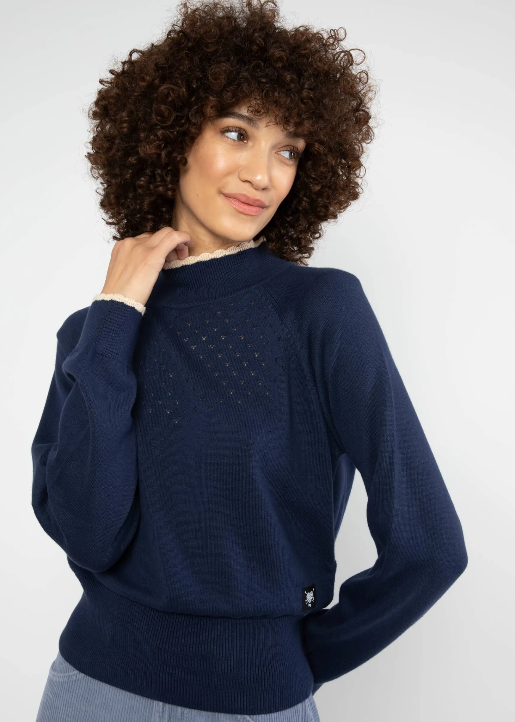Damen Blutsgeschwister Strickpullover|Strickpullover Delicious Minds