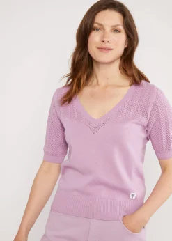 Damen Blutsgeschwister Strickpullover|Strickpullover Pretty Preppy