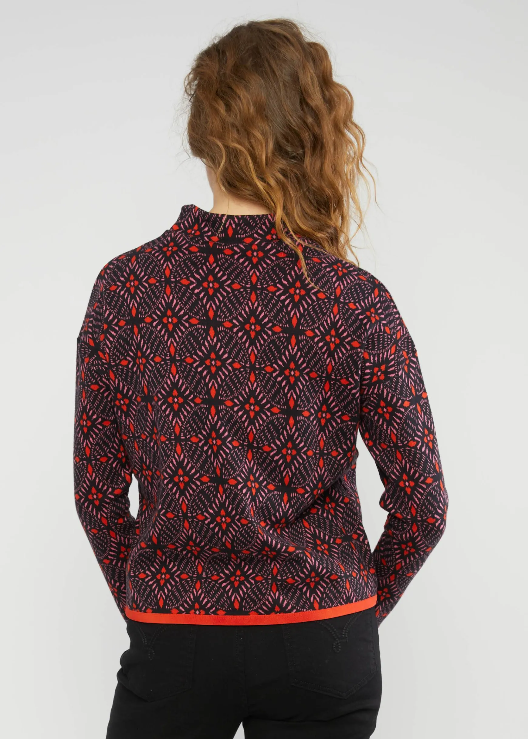 Damen Blutsgeschwister Strickpullover|Strickpullover Warm up Turtle
