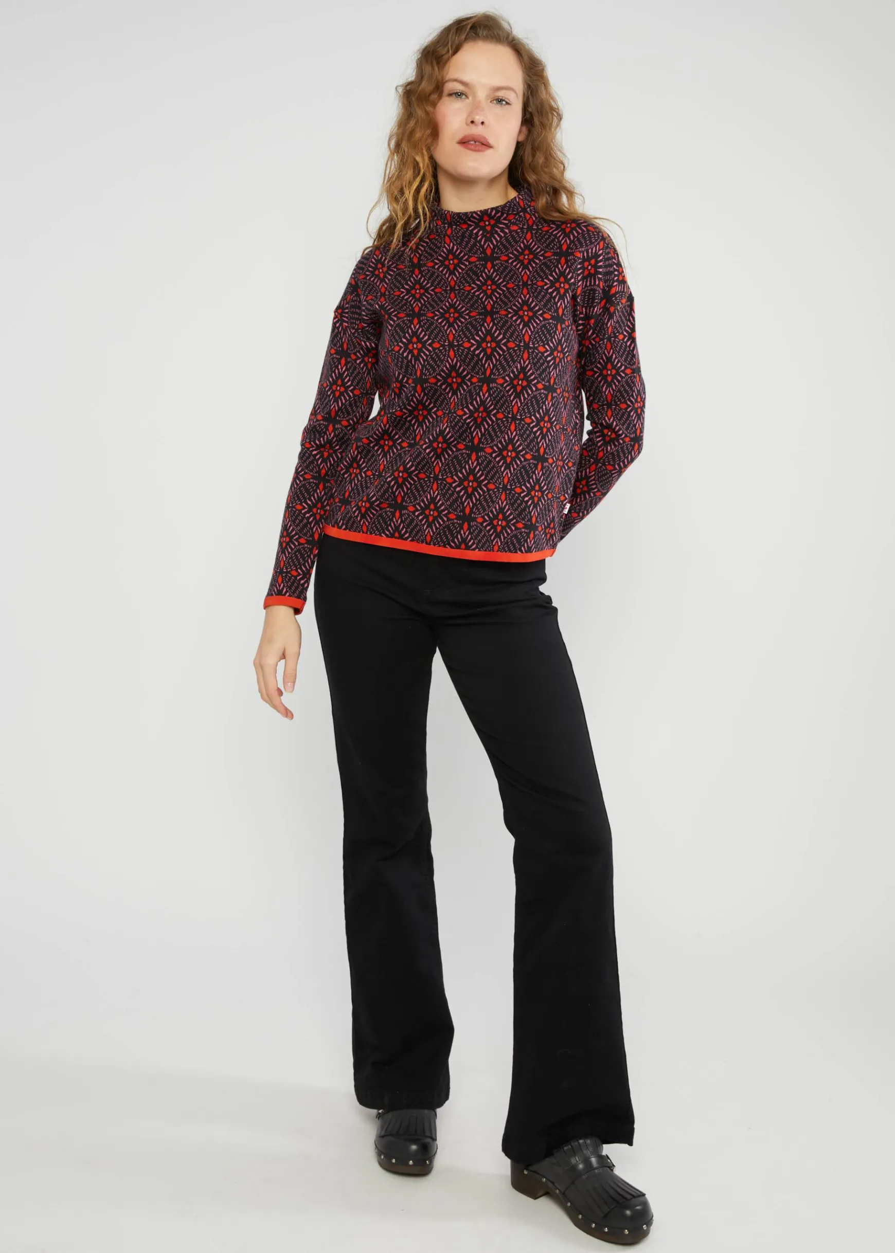 Damen Blutsgeschwister Strickpullover|Strickpullover Warm up Turtle