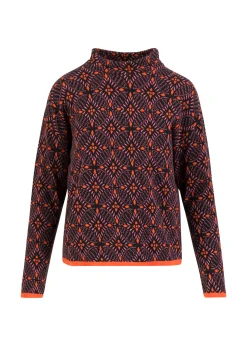 Damen Blutsgeschwister Strickpullover|Strickpullover Warm up Turtle