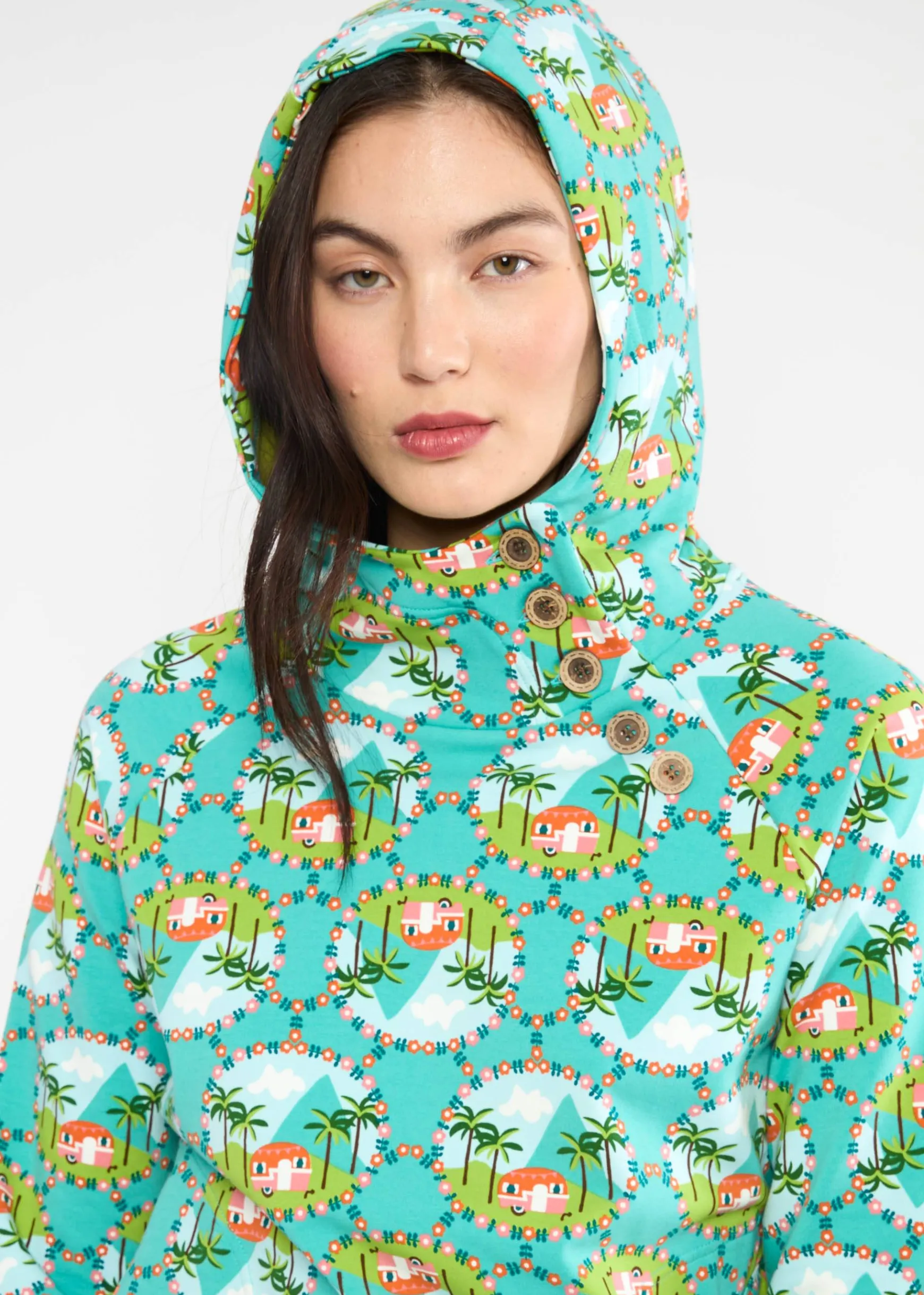 Damen Blutsgeschwister Hoodies|Sweatpullover Oh So Nett Hooded
