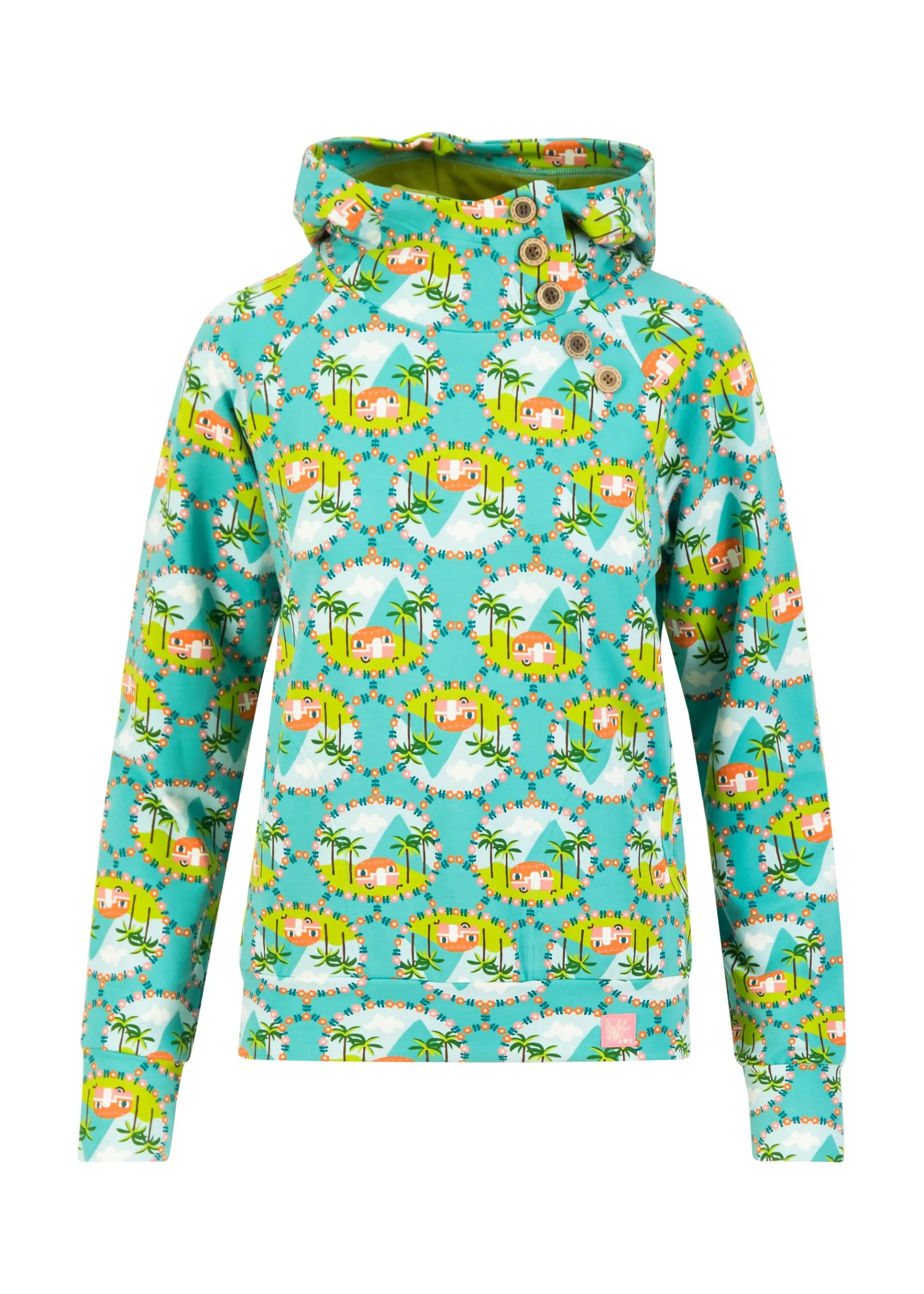 Damen Blutsgeschwister Hoodies|Sweatpullover Oh So Nett Hooded