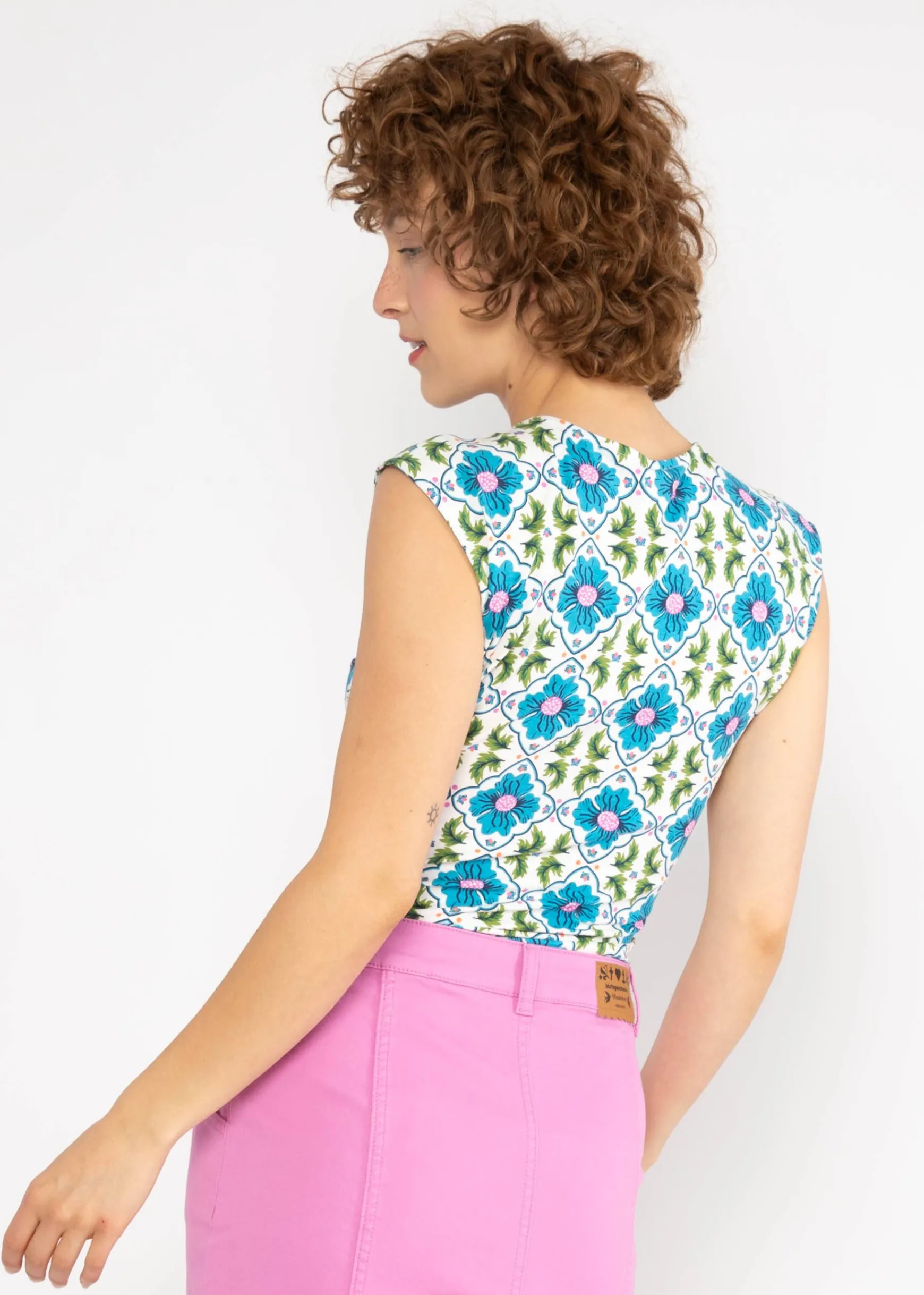 Damen Blutsgeschwister Tops|V-Ausschnitt|Top Savanna Knot