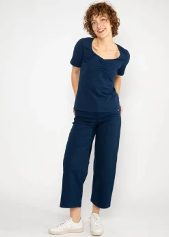Damen Blutsgeschwister T-Shirts|Rundhals|T-Shirt Balconnet Fu00E9minin