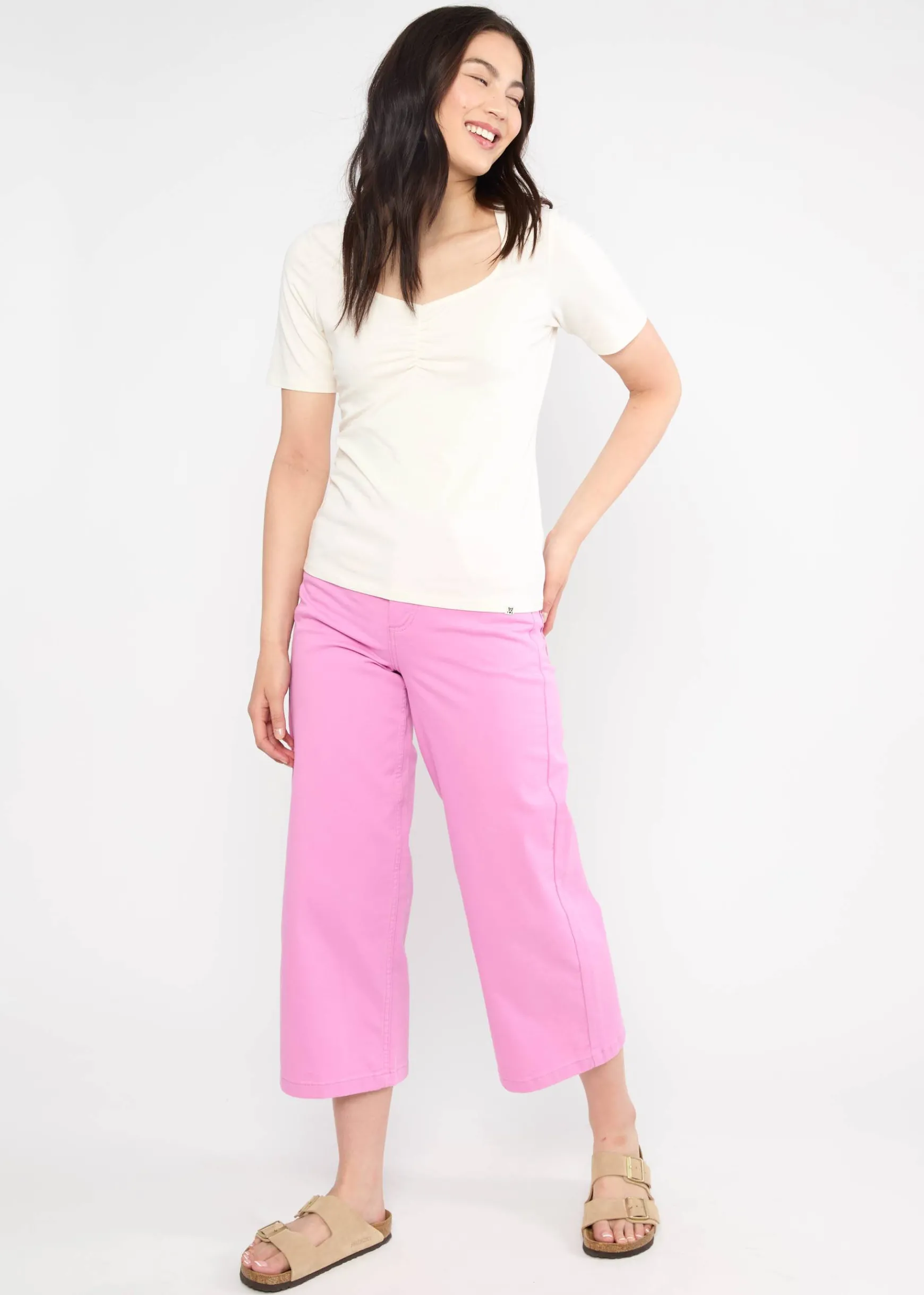Damen Blutsgeschwister T-Shirts|Rundhals|T-Shirt Balconnet Fu00E9minin