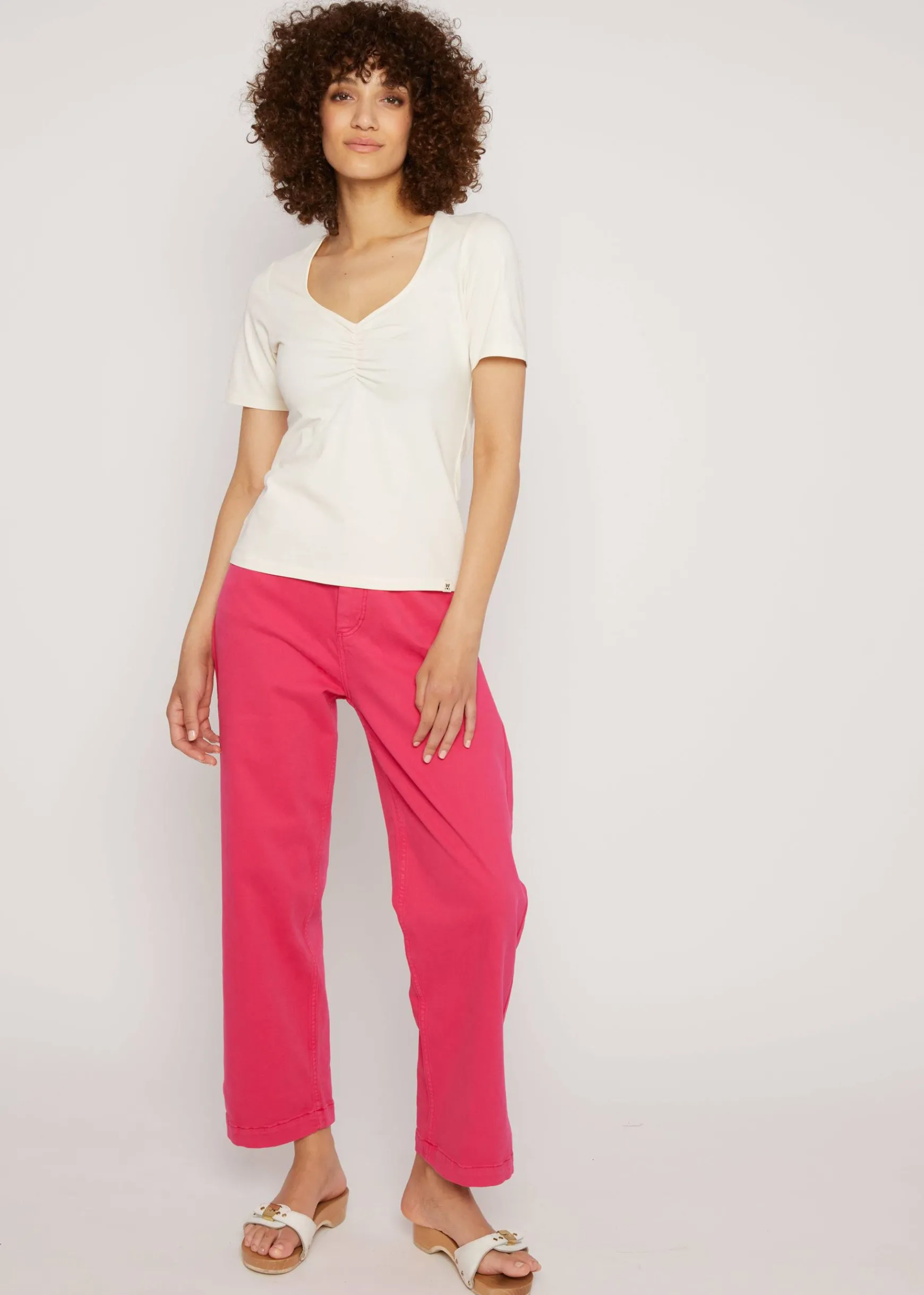 Damen Blutsgeschwister T-Shirts|Rundhals|T-Shirt Balconnet Fu00E9minin