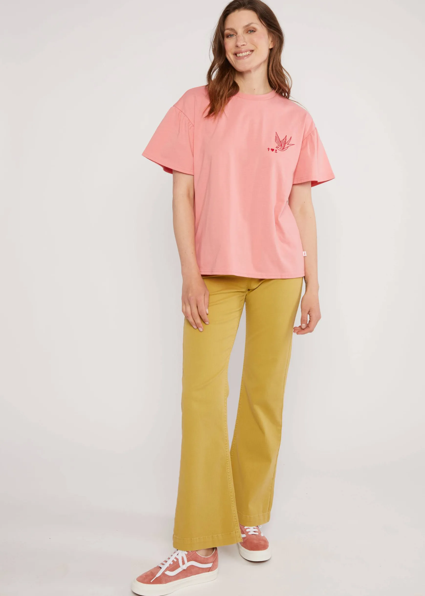 Damen Blutsgeschwister T-Shirts|Rundhals|T-Shirt Bubblegum Romance