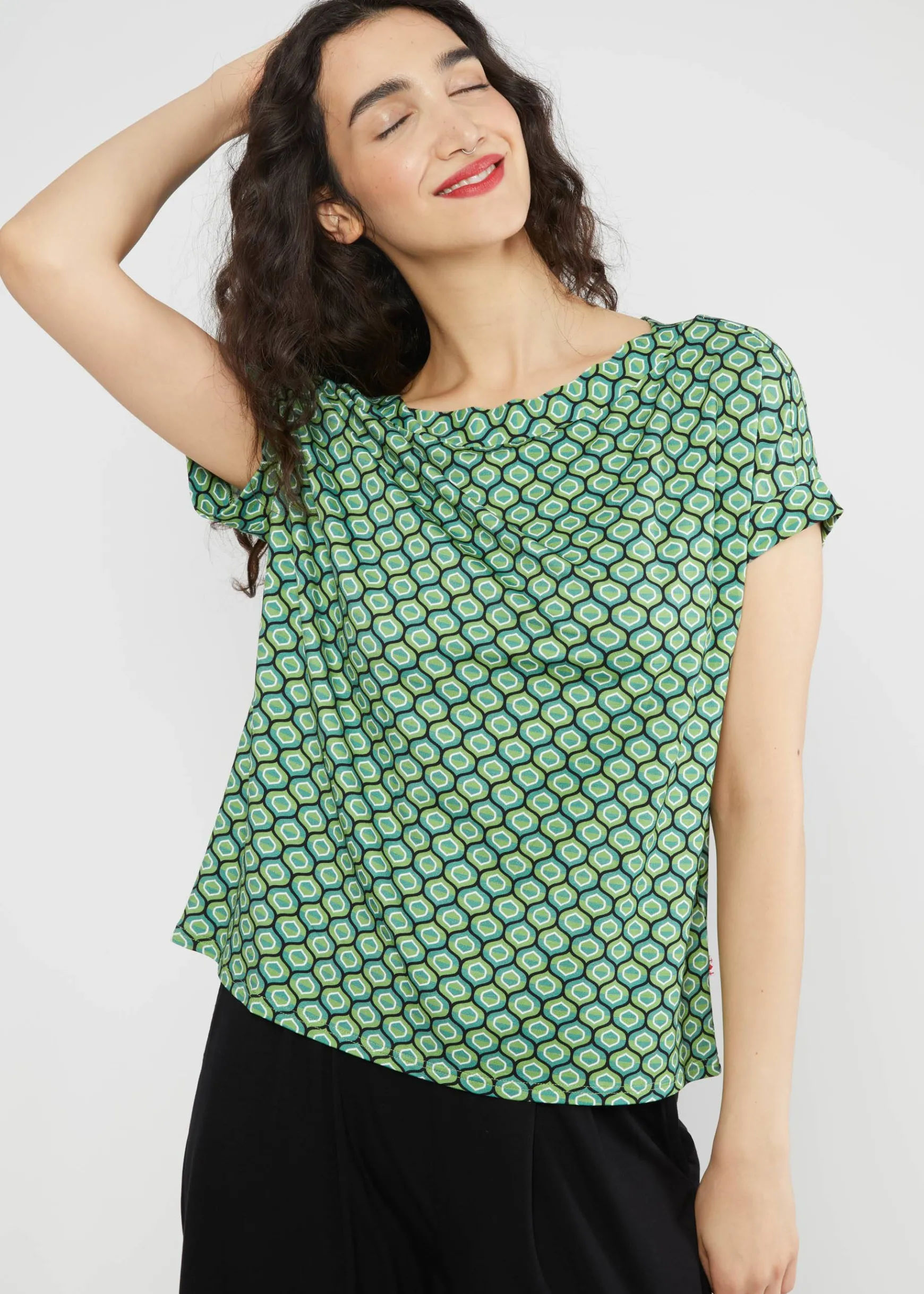 Damen Blutsgeschwister T-Shirts|Rundhals|T-Shirt Flowgirl