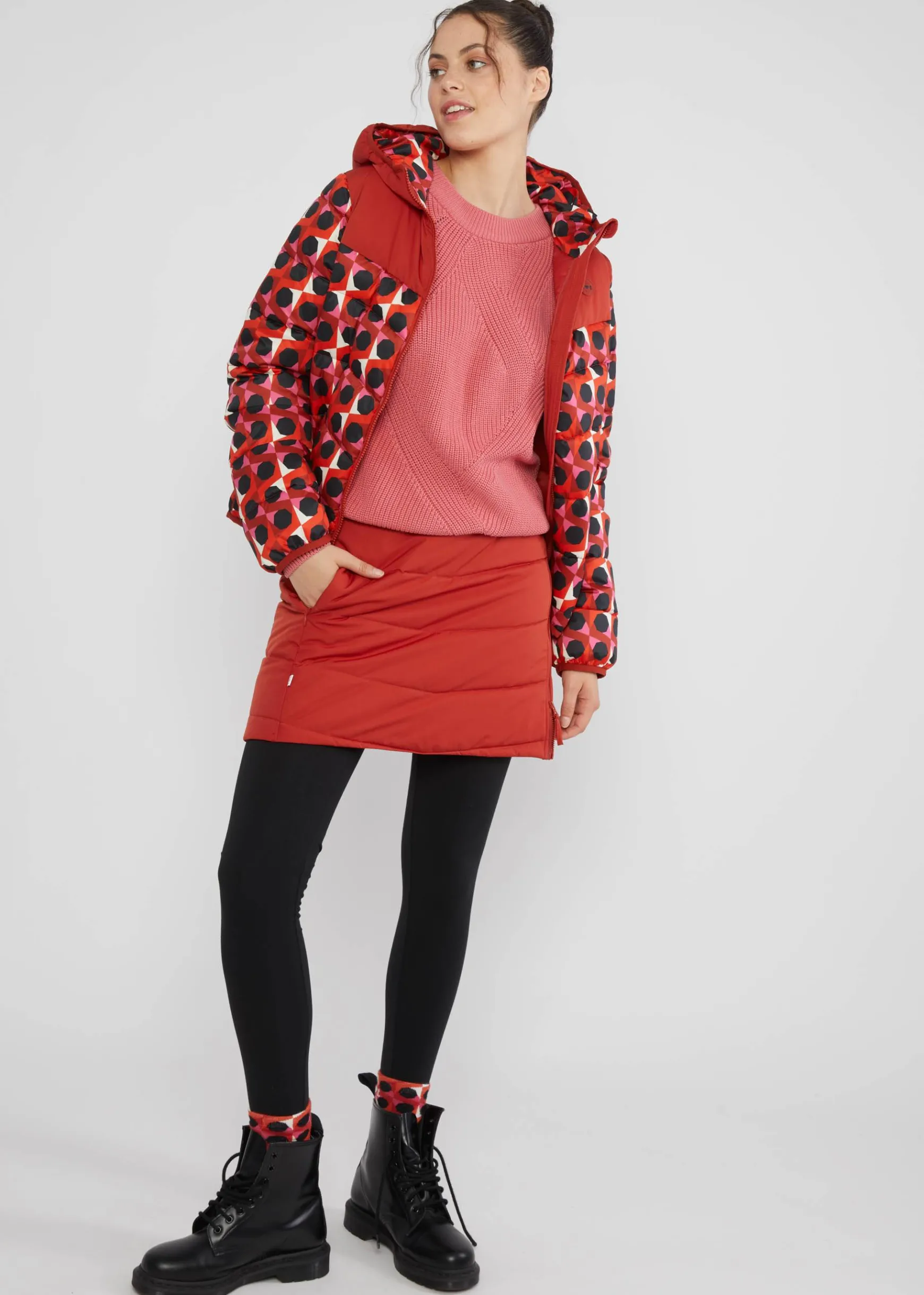 Damen Blutsgeschwister Outdoor-Röcke|Winterrock Cloud stepper zip'n'zap
