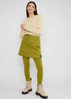 Damen Blutsgeschwister Miniröcke|Outdoor-Röcke|Winterrock No Down zip'n'zap
