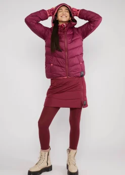 Damen Blutsgeschwister Miniröcke|Outdoor-Röcke|Winterrock No Down zip'n'zap
